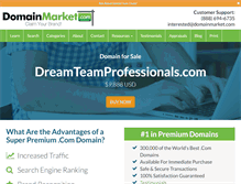 Tablet Screenshot of dreamteamprofessionals.com